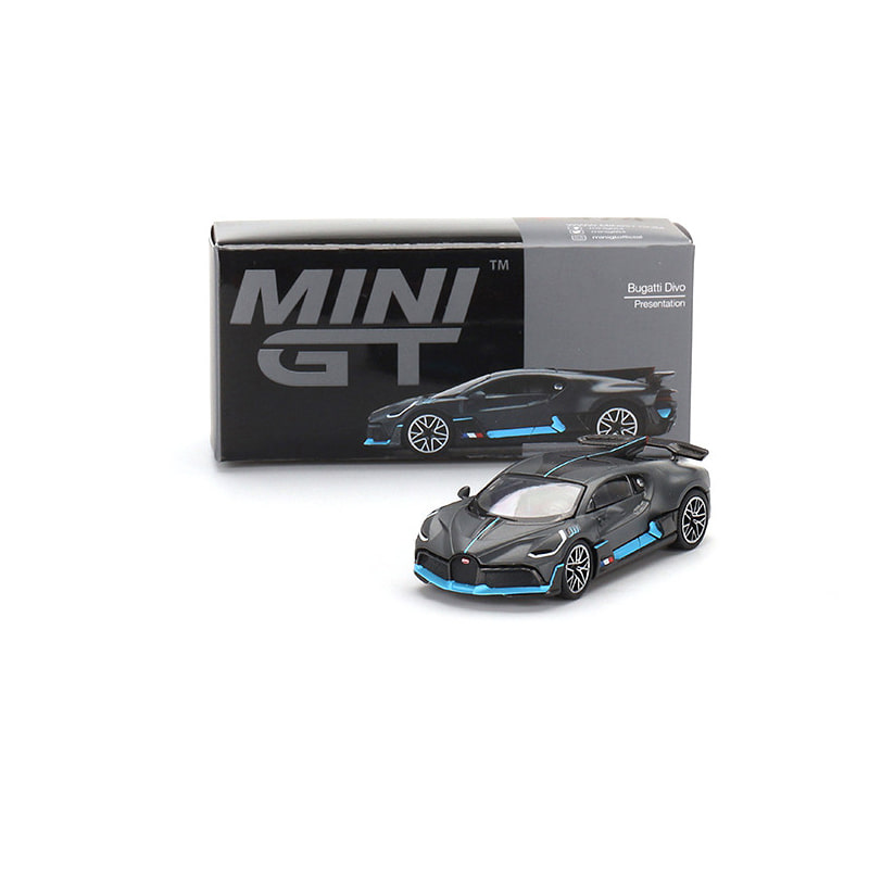 MINI GT 474 부가티 디보 블루 블랙 좌핸들 다이캐스트 자동차 모형