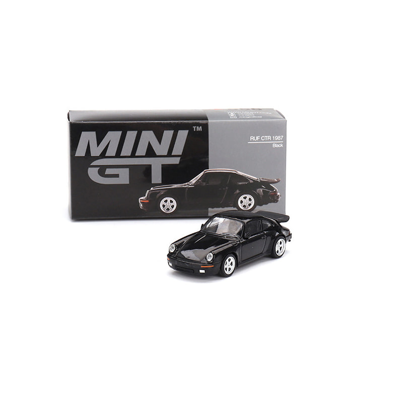 MINI GT 556 포르쉐 911 RUF CTR 블랙 좌핸들 다이캐스트 자동차 모형 장난감